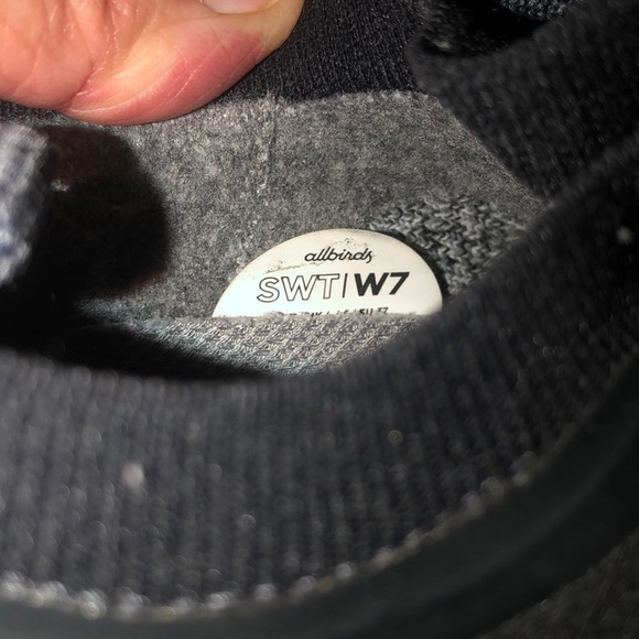 Allbirds Womens Black SWT Ripstop Low Top Lace Up Trail Runners Shoes - Picture 7 of 8